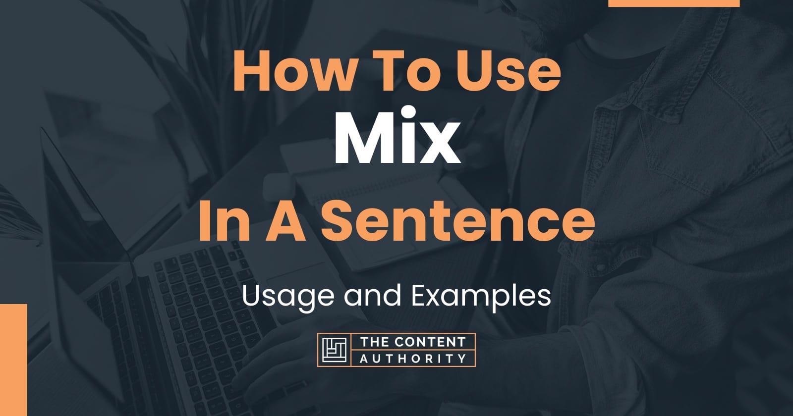 presentation mix in a sentence