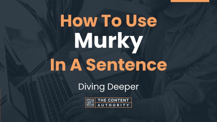 how-to-use-murky-in-a-sentence-diving-deeper