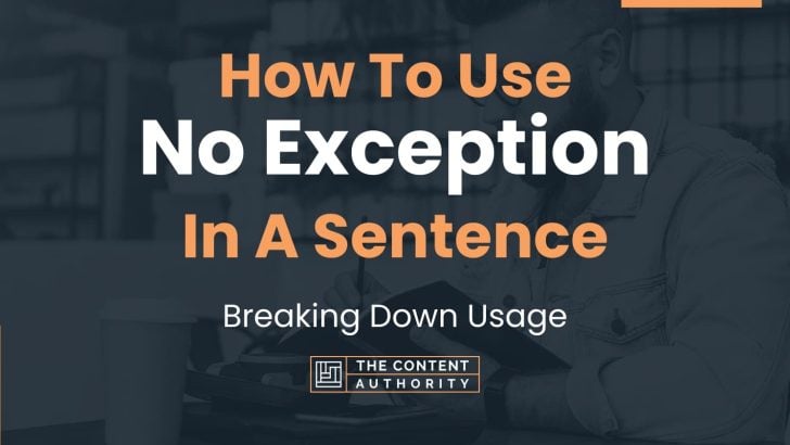 how-to-use-no-exception-in-a-sentence-breaking-down-usage