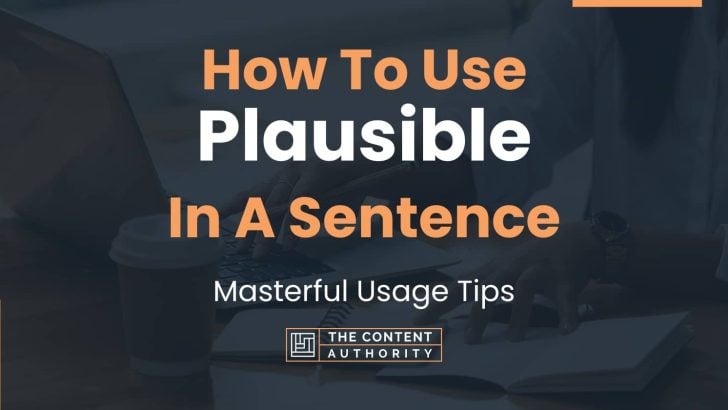 How To Use “Plausible” In A Sentence: Masterful Usage Tips