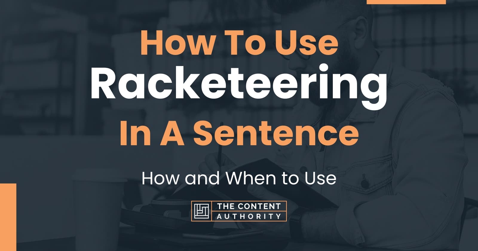 Racketeering laws
