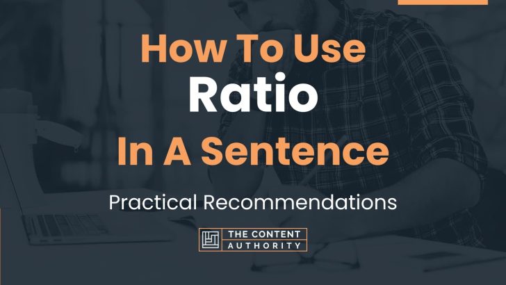 how-to-use-ratio-in-a-sentence-practical-recommendations