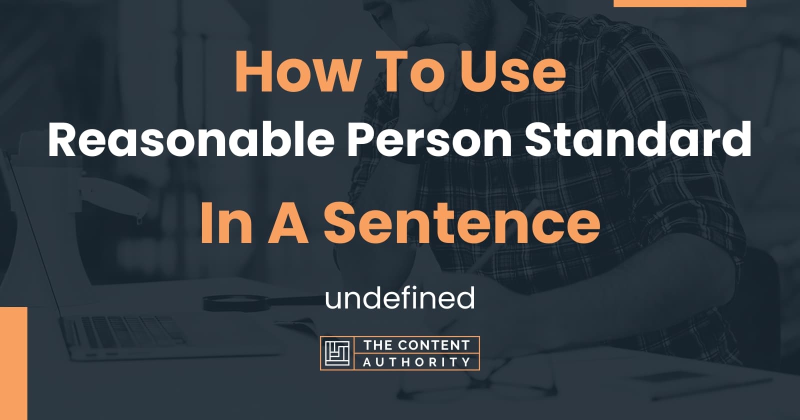 how-to-use-reasonable-person-standard-in-a-sentence-undefined