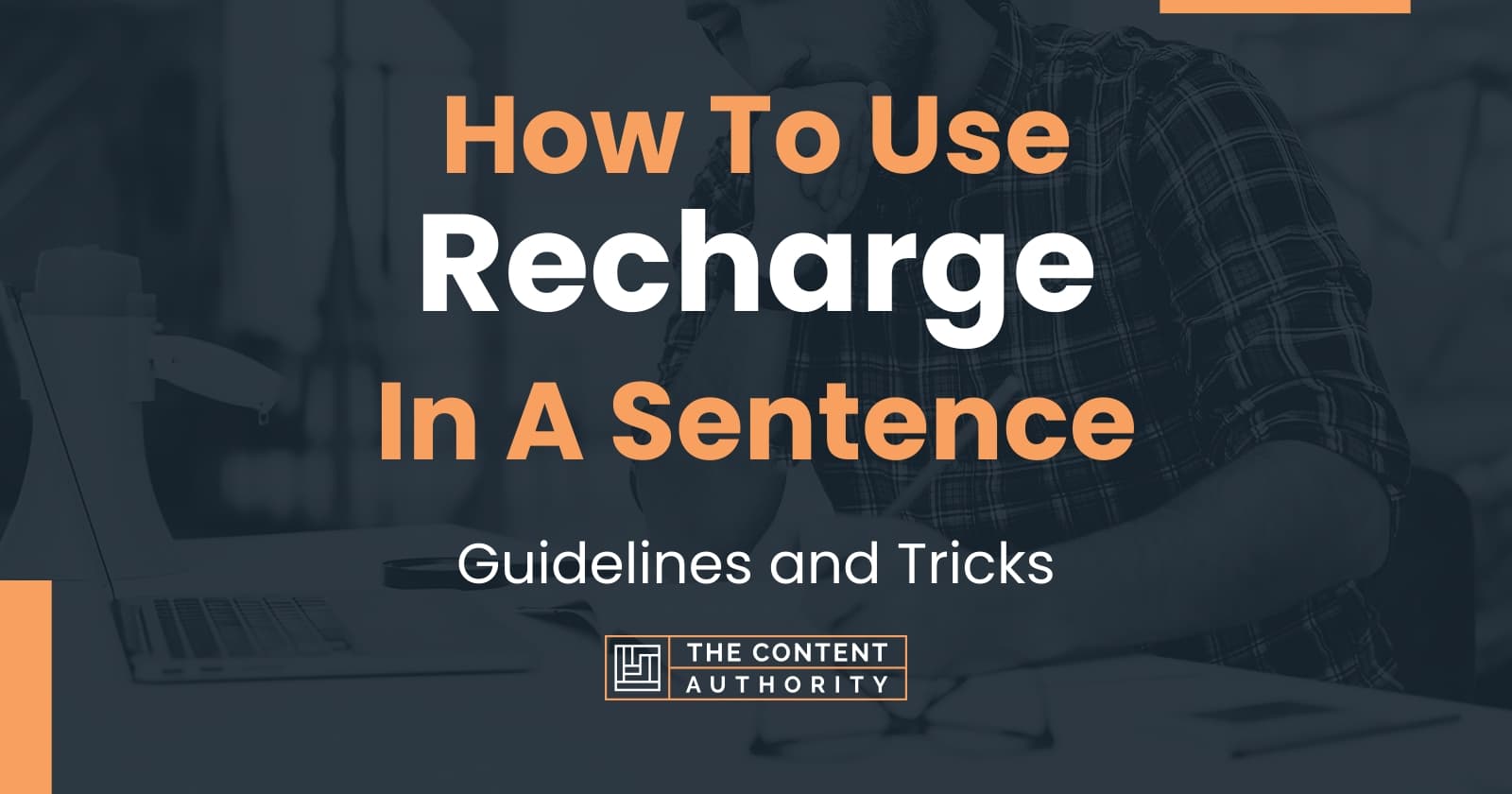 Recharge In A Sentence