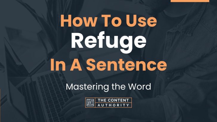 how-to-use-refuge-in-a-sentence-mastering-the-word