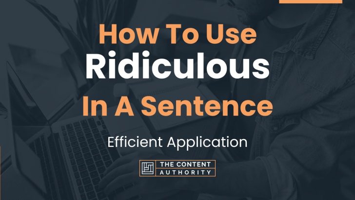 how-to-use-ridiculous-in-a-sentence-efficient-application