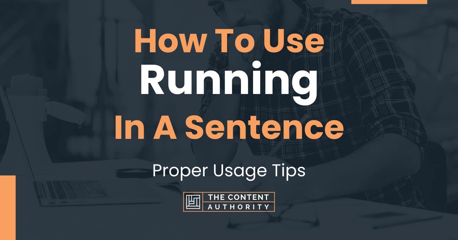 Use Running In A Sentence