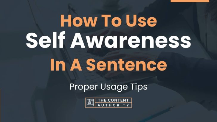 how-to-use-self-awareness-in-a-sentence-proper-usage-tips