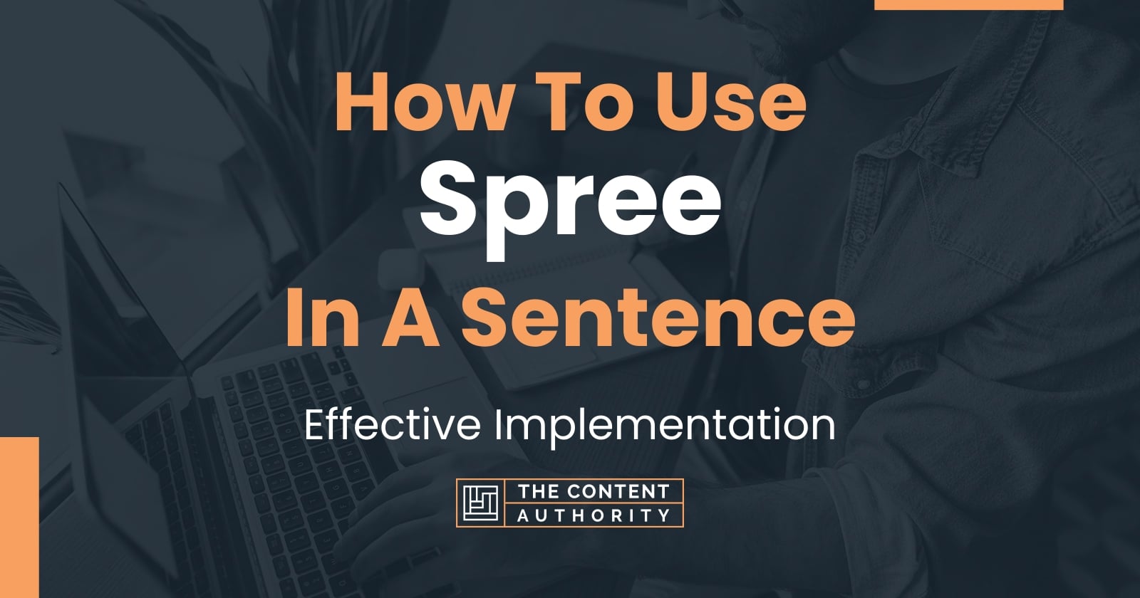 How To Use Spree In A Sentence Effective Implementation