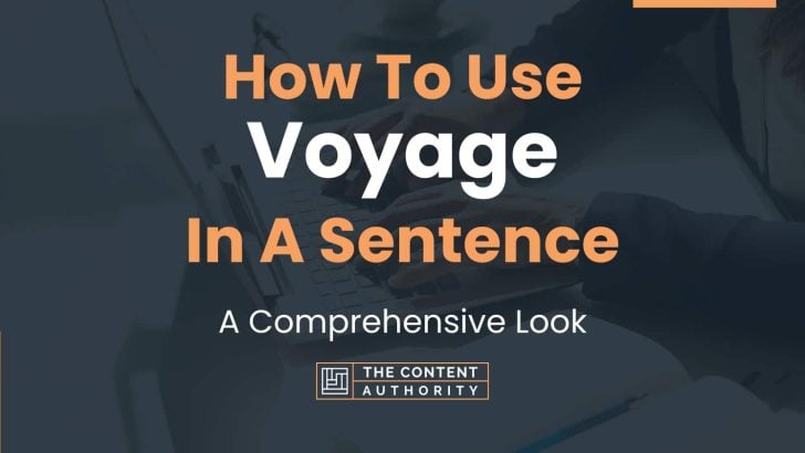 define voyage in a sentence