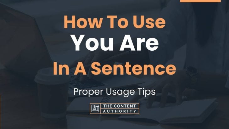 how-to-use-you-are-in-a-sentence-proper-usage-tips