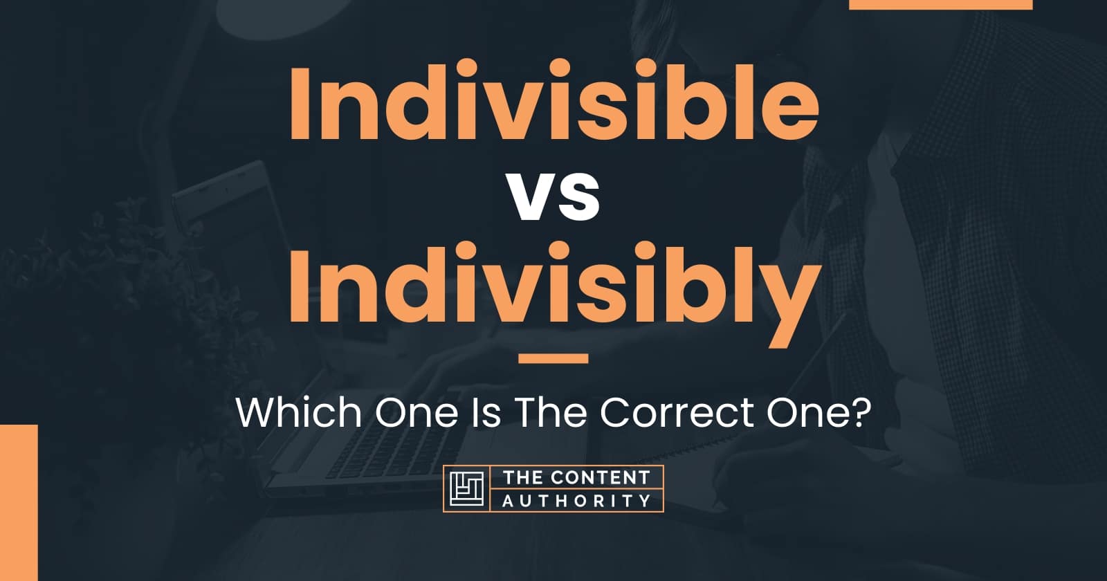 Indivisible vs Indivisibly: Which One Is The Correct One?