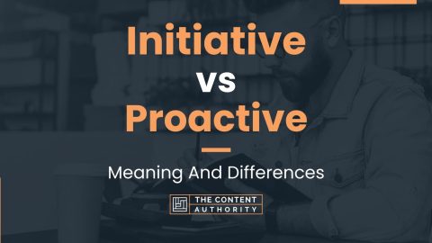 Initiative vs Proactive: Meaning And Differences