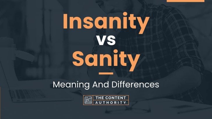 Insanity vs Sanity: Meaning And Differences