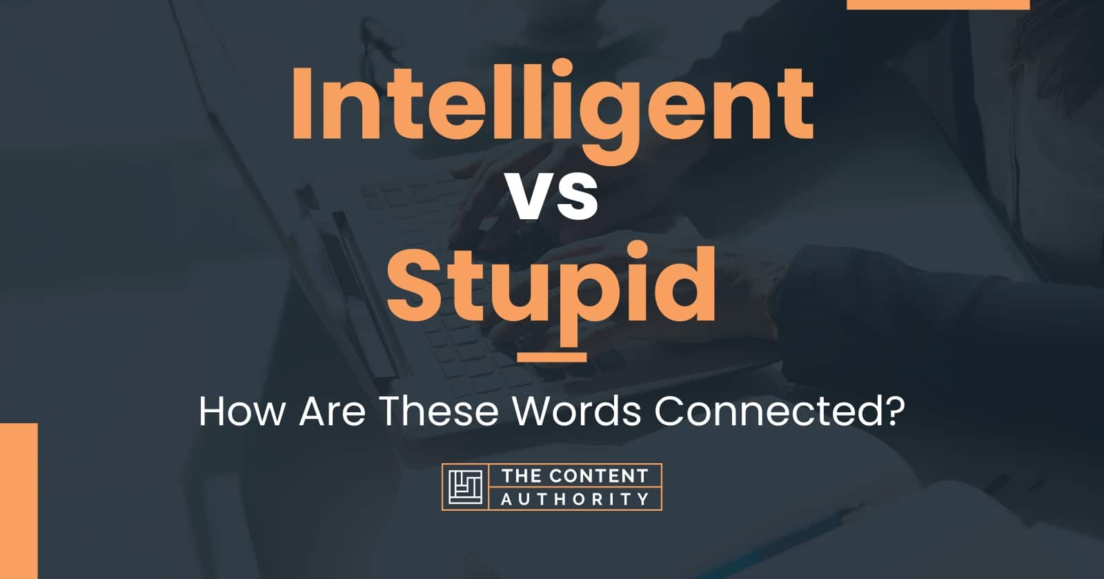 Intelligent Vs Stupid How Are These Words Connected Intelligent Vs Stupid How Are These Words Connected