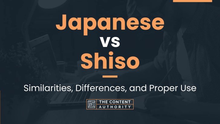 Japanese Vs Shiso: Similarities, Differences, And Proper Use