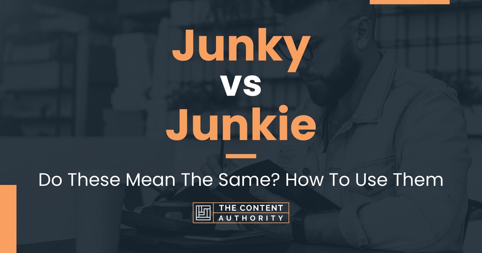 Junky vs Junkie Do These Mean The Same? How To Use Them