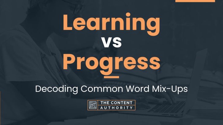 Learning vs Progress: Decoding Common Word Mix-Ups