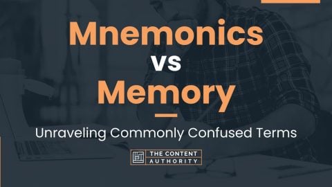 Mnemonics vs Memory: Unraveling Commonly Confused Terms