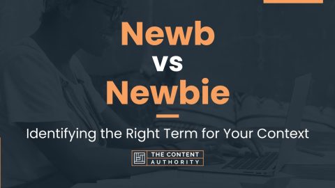 Newb vs Newbie: Identifying the Right Term for Your Context