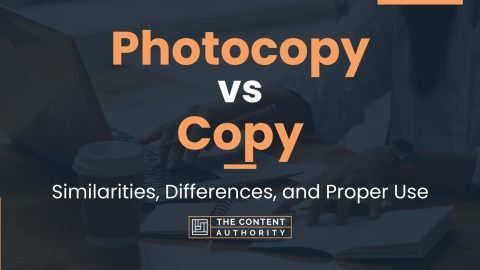 Photocopy vs Copy: Similarities, Differences, and Proper Use