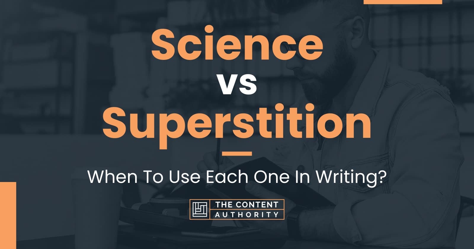 speech writing science and superstition