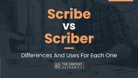 Scribe vs Scriber: Differences And Uses For Each One