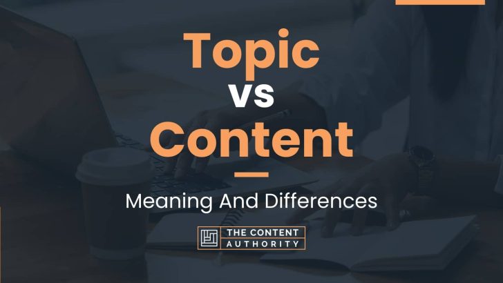 content topic meaning