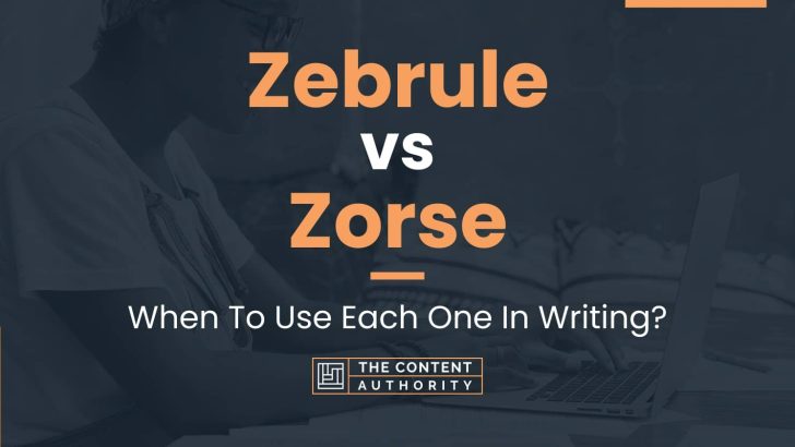 Zebrule vs Zorse: When To Use Each One In Writing?