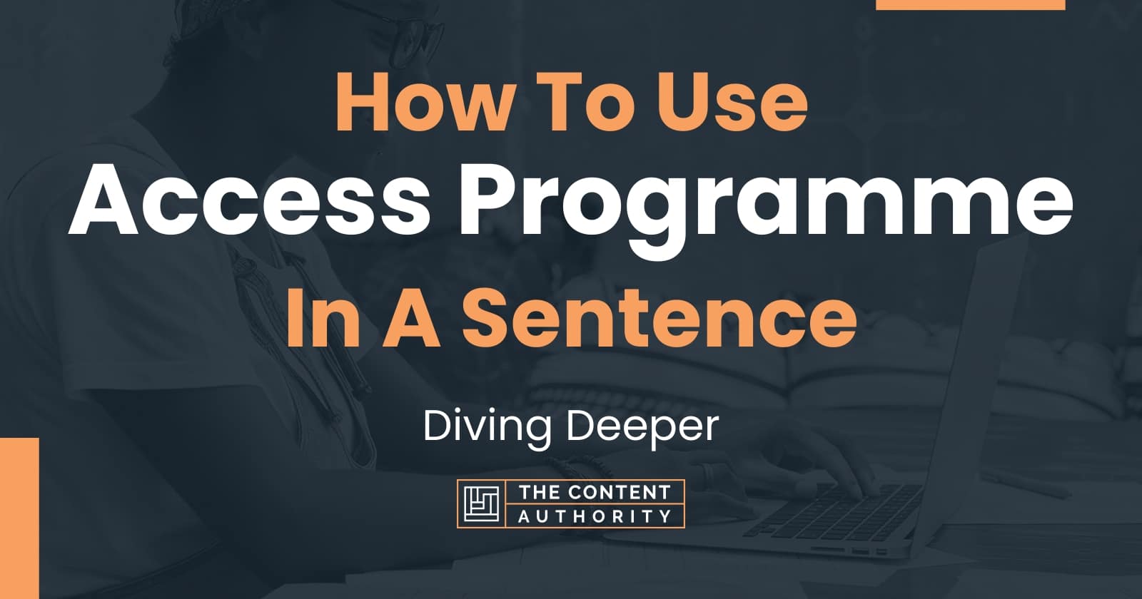 Programme In A Sentence