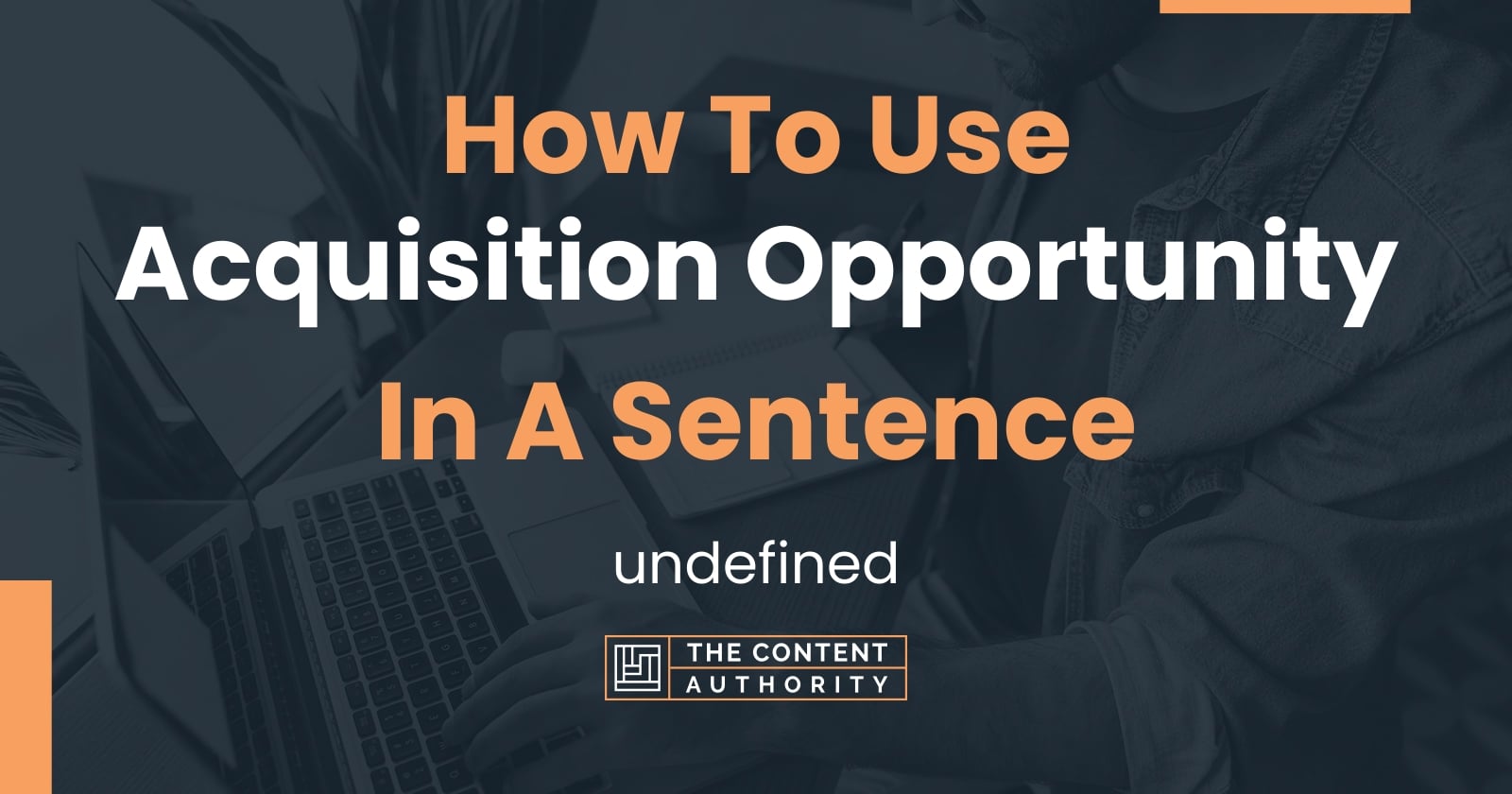 how-to-use-acquisition-opportunity-in-a-sentence-undefined