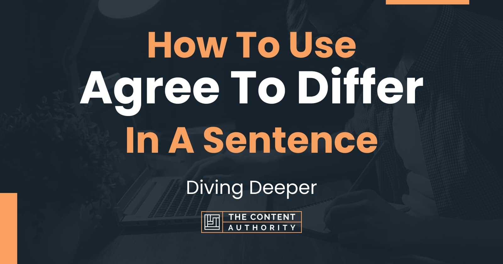 Differ In A Sentence
