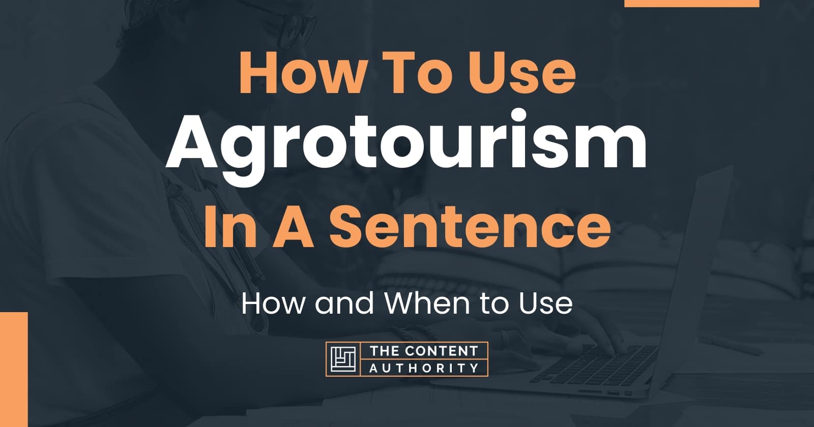 what is agro tourism answer in one sentence