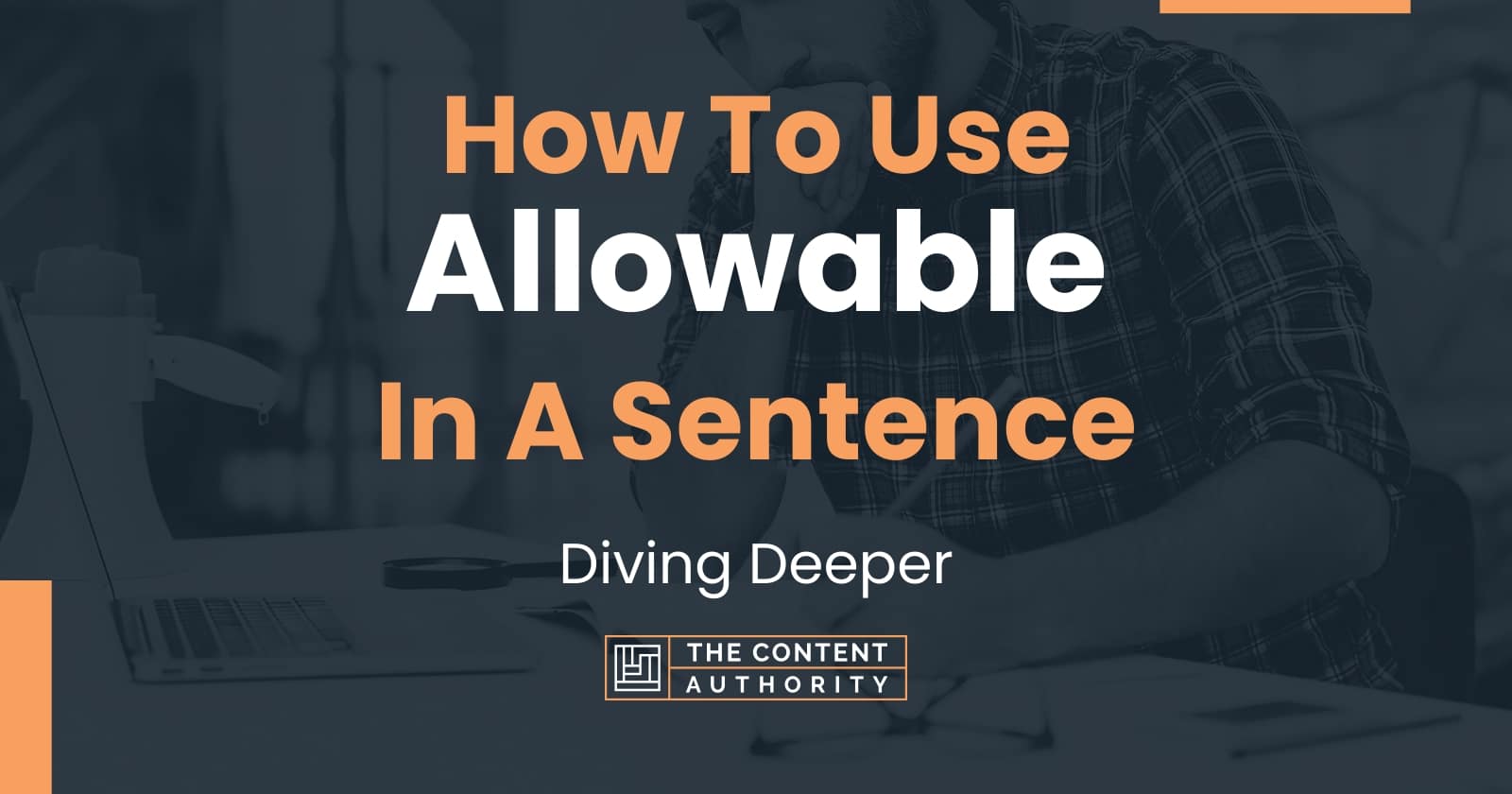 Use Allowable In A Sentence Examples