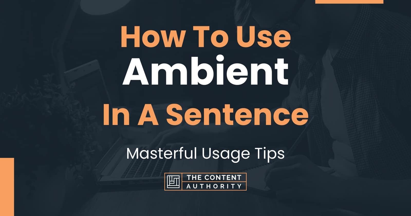 Use Ambient In A Sentence