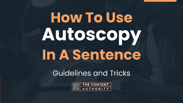 how-to-use-autoscopy-in-a-sentence-guidelines-and-tricks