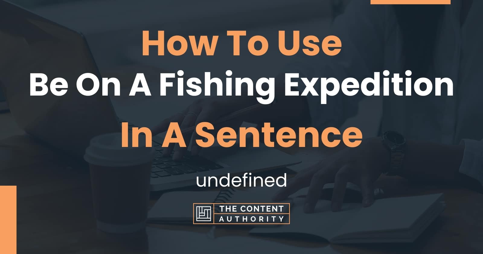 How To Use "Be On A Fishing Expedition" In A Sentence undefined