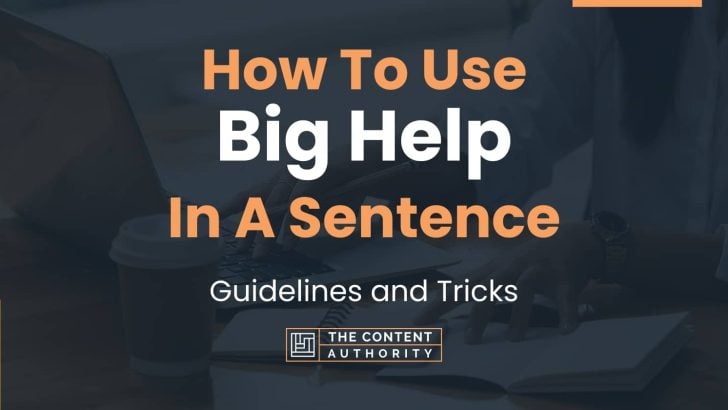 how-to-use-big-help-in-a-sentence-guidelines-and-tricks