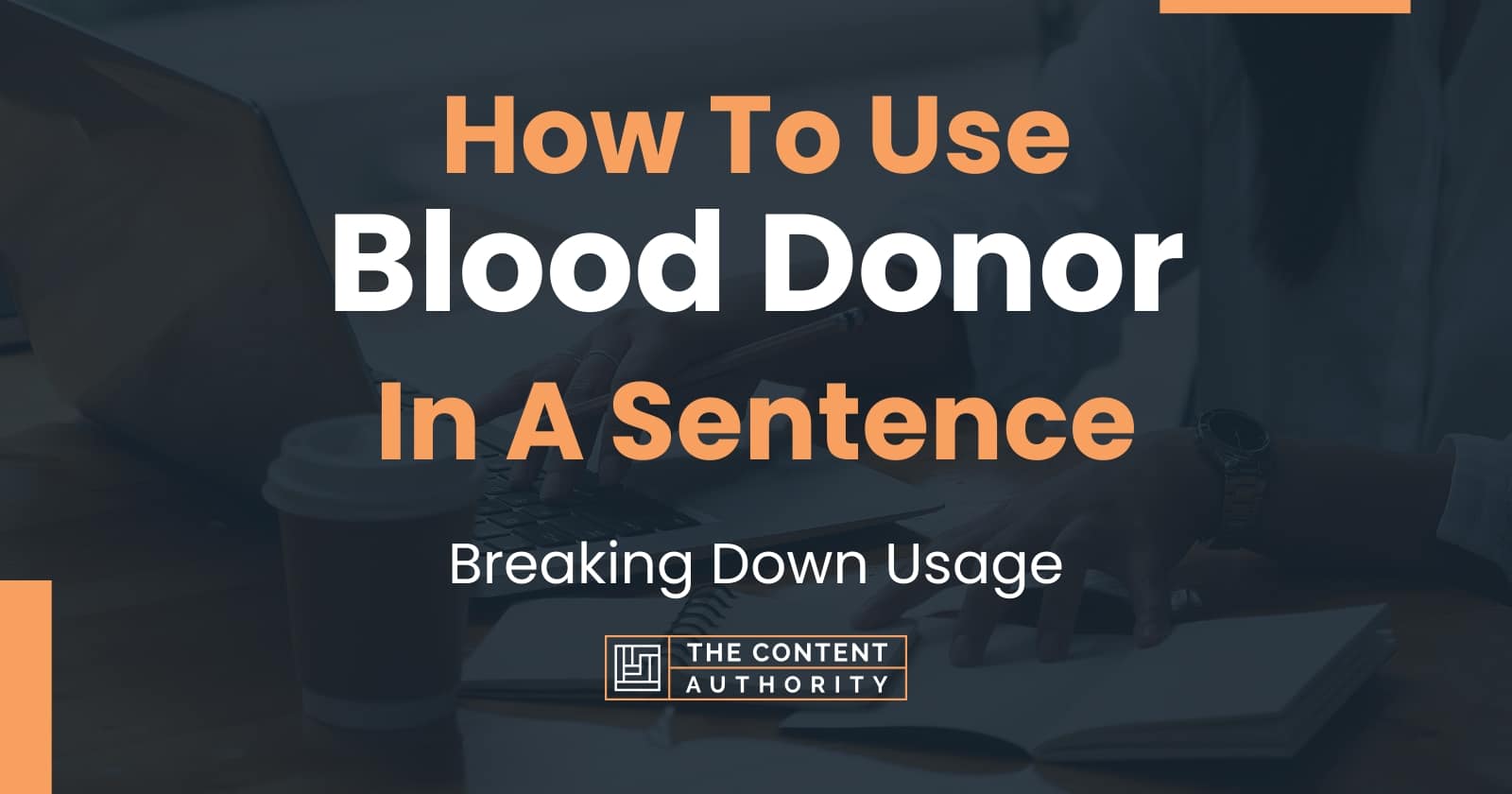 Donor In A Sentence