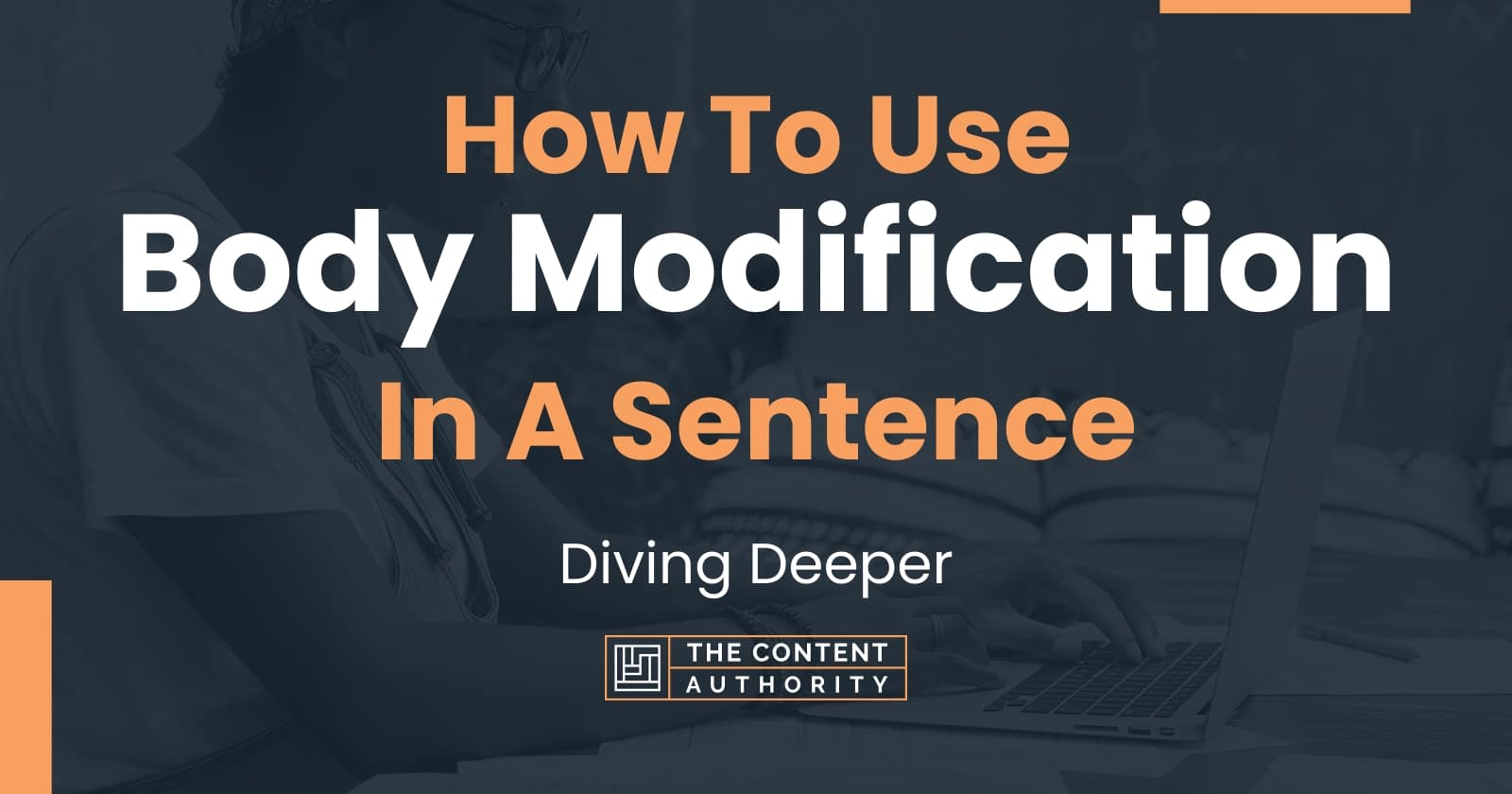 Modification In A Sentence