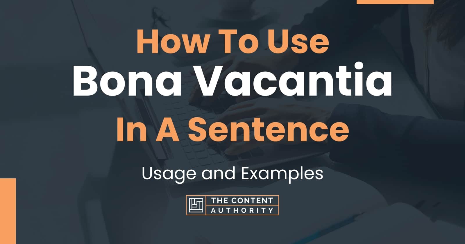 How To Use Bona Vacantia In A Sentence Usage And Examples   How To Use Bona Vacantia In A Sentence 