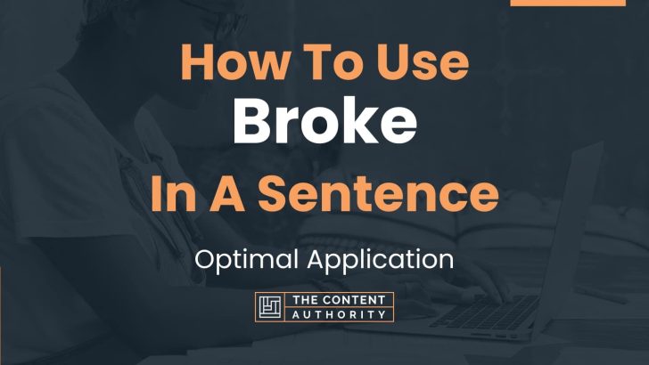 how-to-use-broke-in-a-sentence-optimal-application