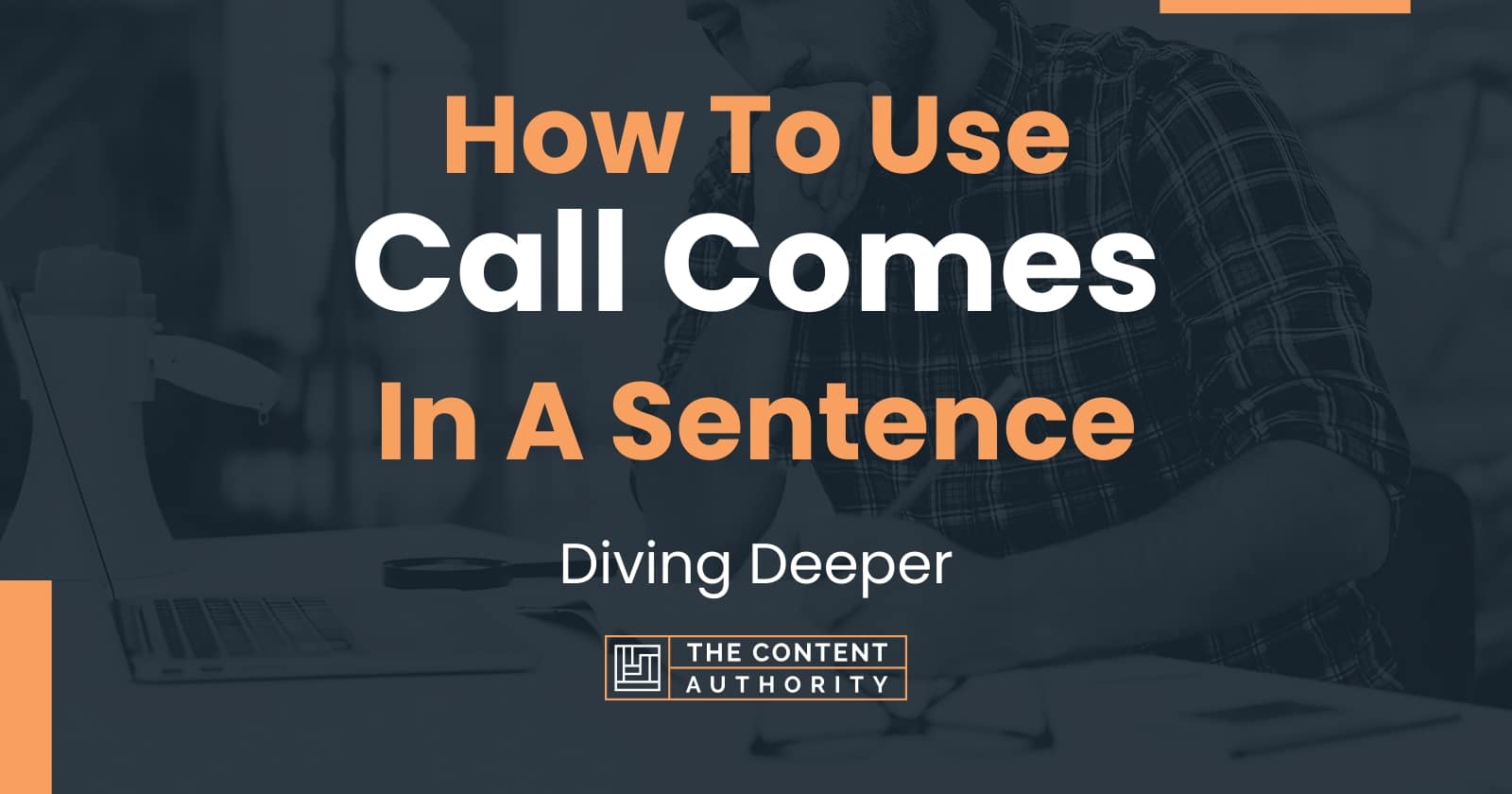 call over meaning and sentence