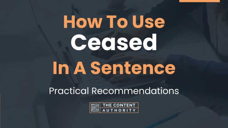 Sentence Of Ceased