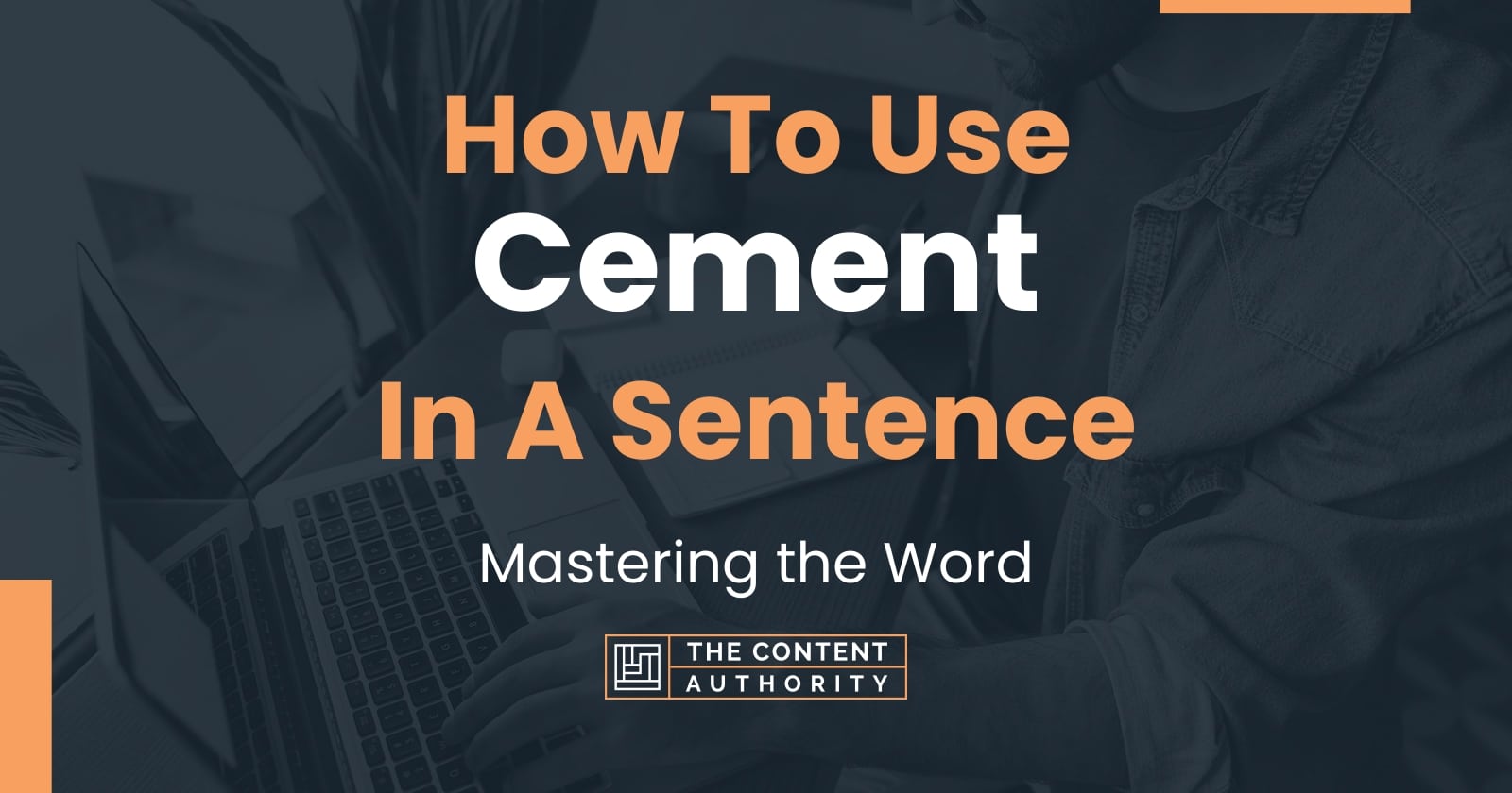 Cement Mixer Make Sentence