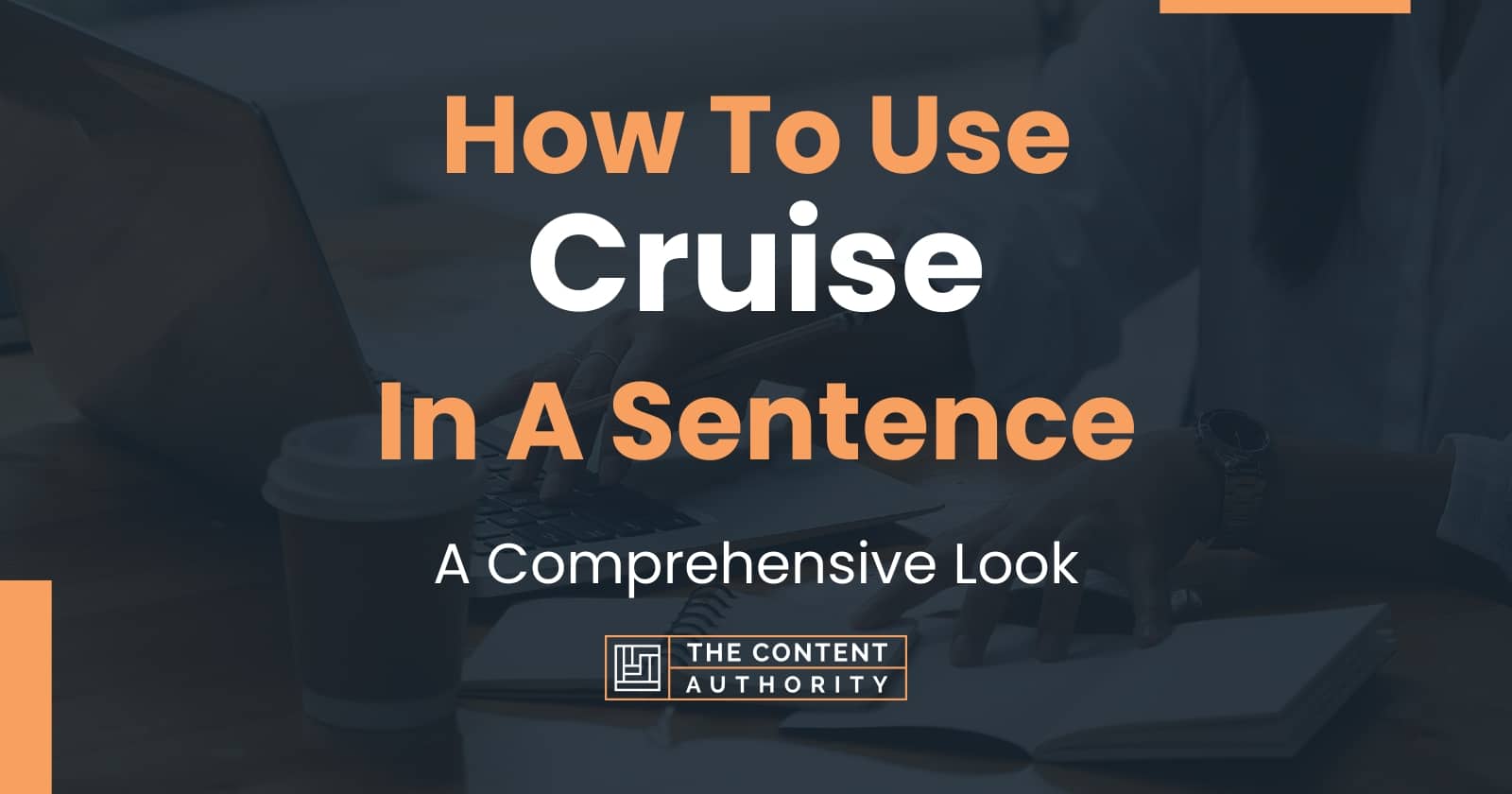 cruise meaning sentence