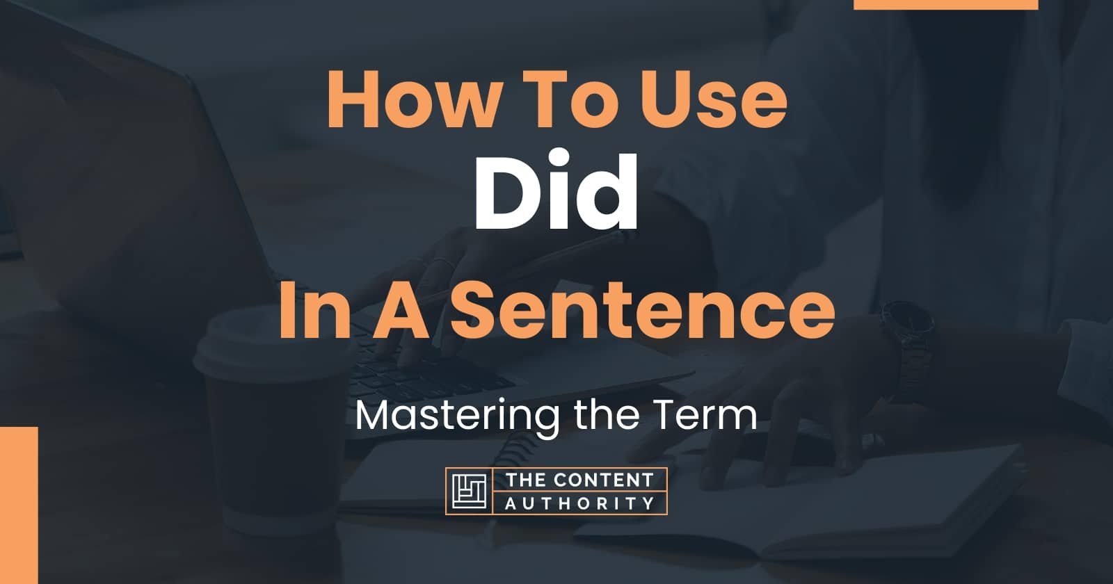 How To Use Did In A Sentence Mastering The Term