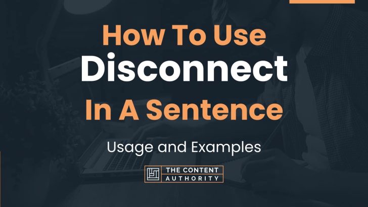 how-to-use-disconnect-in-a-sentence-usage-and-examples