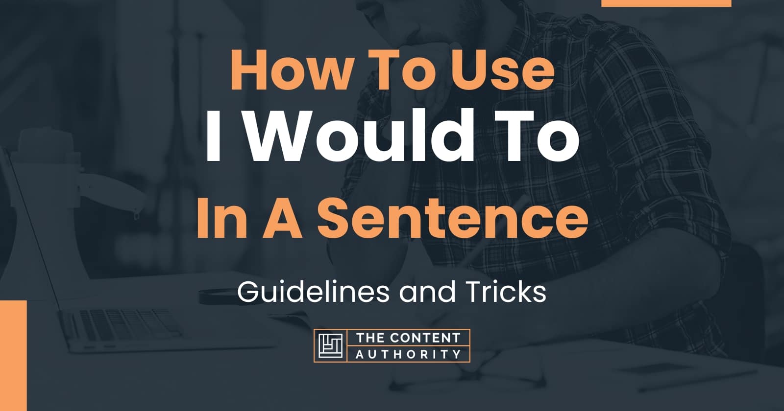 How To Use I Would To In A Sentence Guidelines And Tricks