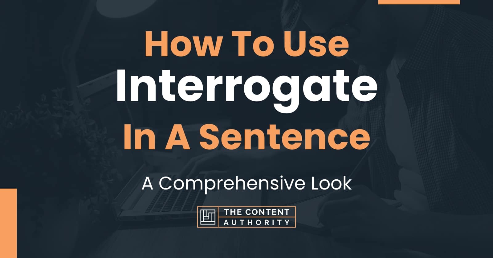 Simple Sentence Using Interrogate